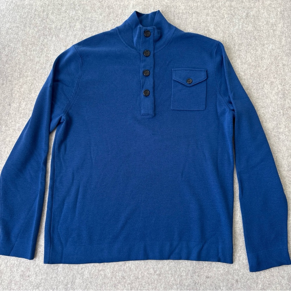 Banana Republic Extra Fine Merino Henley Sweater‎
